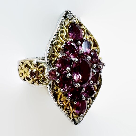 Gemstone Ring, Chuck Clemency: Designer, STS, Gold, Pink Tourmaline, Size 6 - Picture 2 of 5